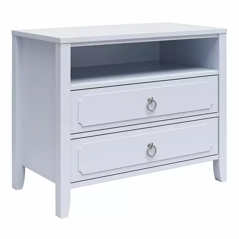 Comodino a 2 cassetti