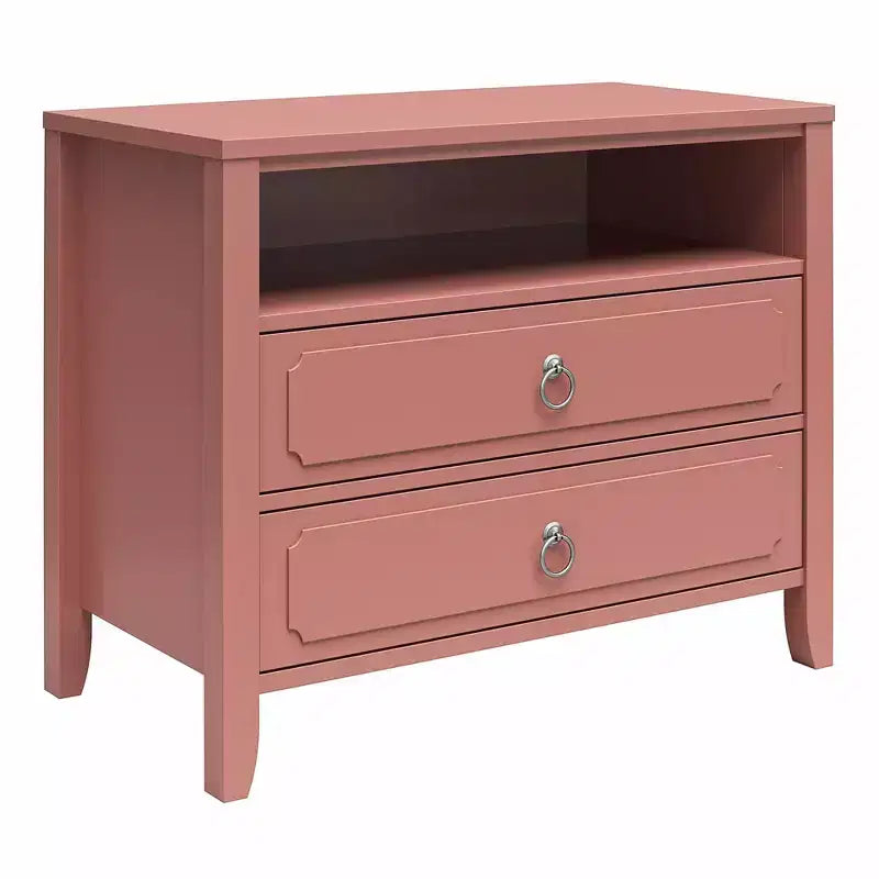 Comodino a 2 cassetti