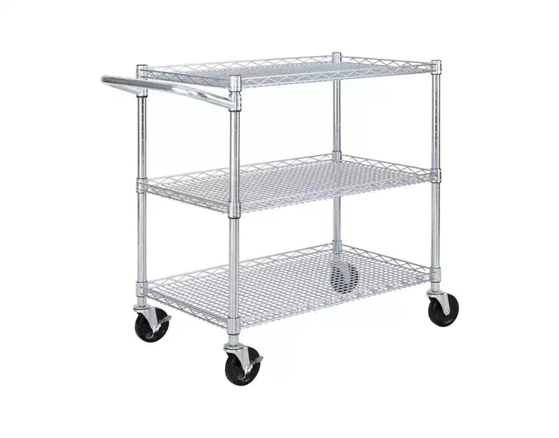 Carrello di servizio resistente su ruote UltraDurable NSF Commercial di Seville Classics