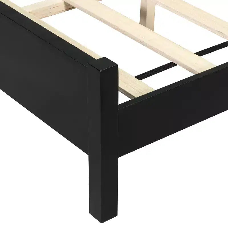 Struttura letto a piattaforma Queen/King Size con testiera imbottita Wingback e robusto telaio in legno, Bohémien
