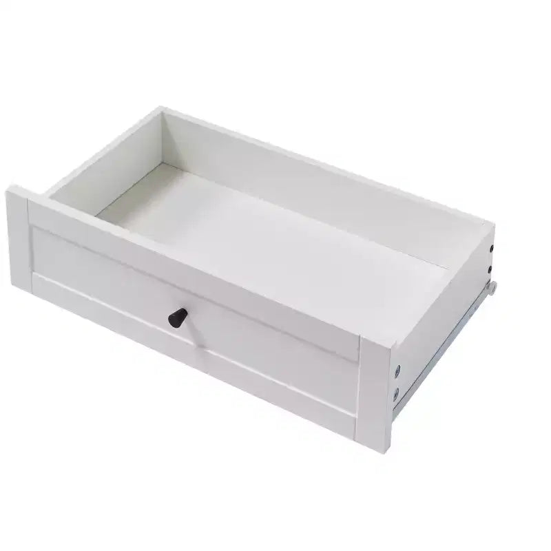 68 Mobile multiuso da soggiorno, credenza bianca in truciolare+MDF con dispositivo anti-ribaltamento