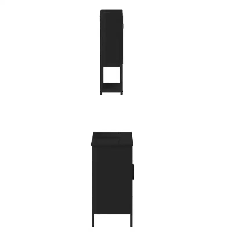 Mobile da Bagno con Mensola, Mobile Lavabo in Legno Ingegnerizzato