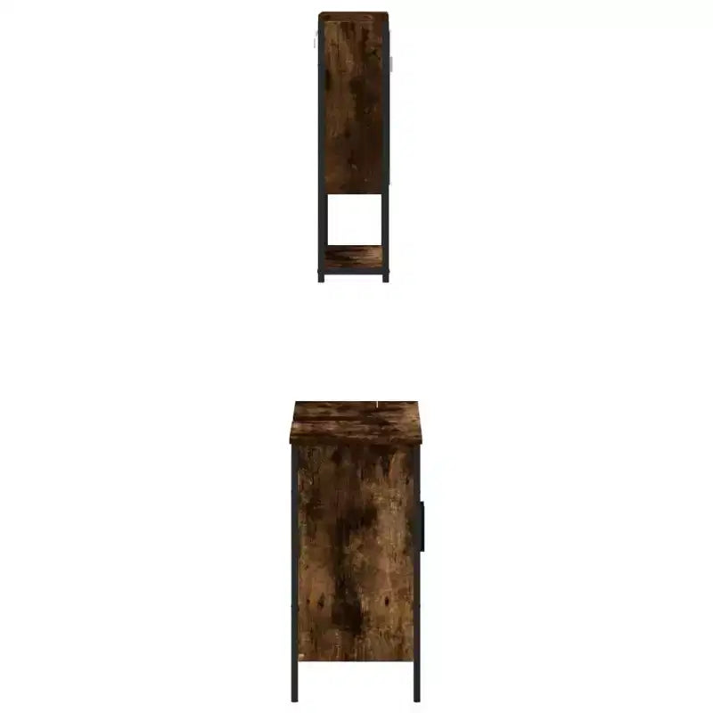 Mobile da Bagno con Mensola, Mobile Lavabo in Legno Ingegnerizzato
