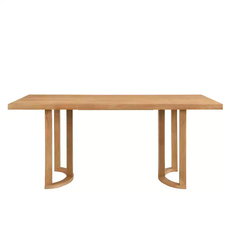 Tavolo da pranzo rettangolare moderno in gomma da 6 posti 69