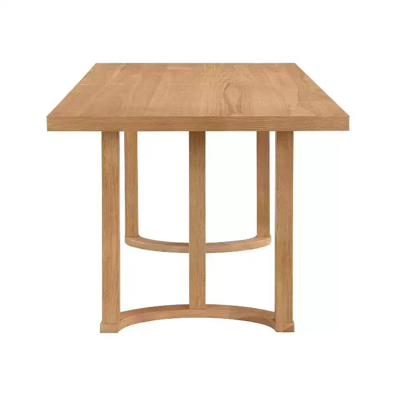 Tavolo da pranzo rettangolare moderno in gomma da 6 posti 69