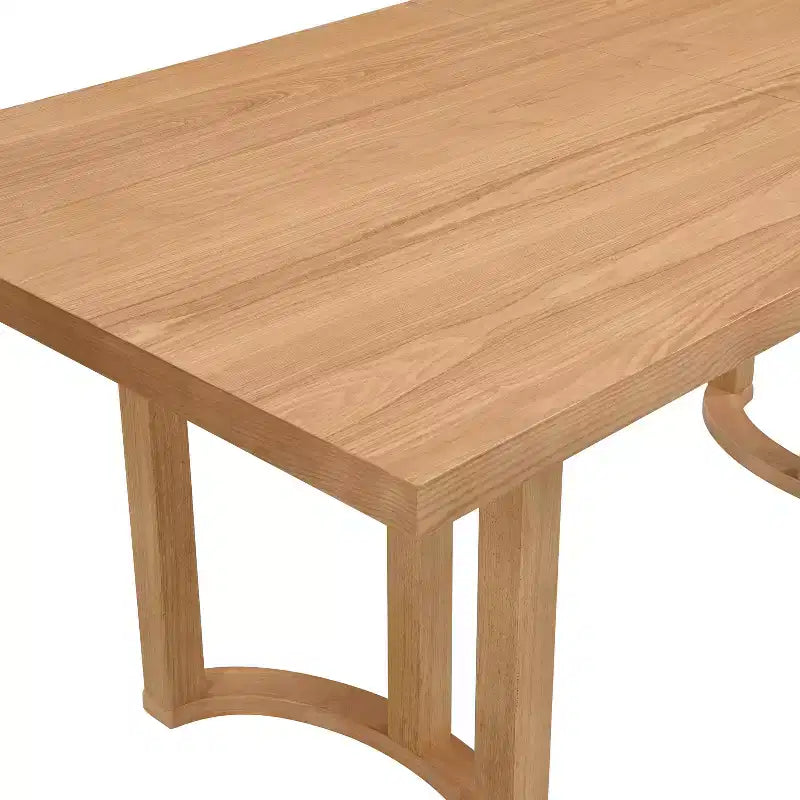 Tavolo da pranzo rettangolare moderno in gomma da 6 posti 69