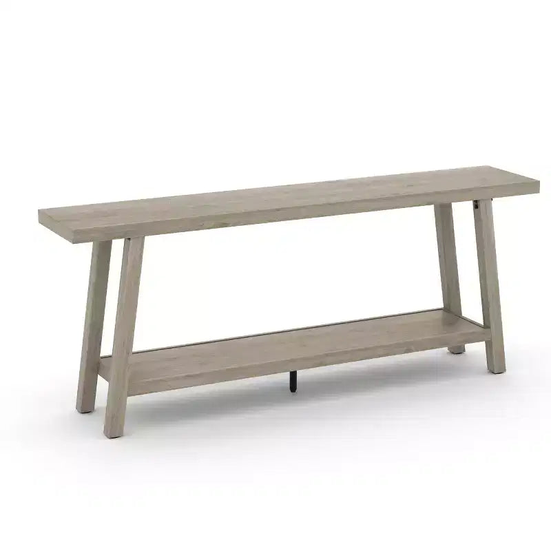 Consolle extra lunga per soggiorno - Tavolo da divano moderno marrone per ingresso - Elegante mobile rettangolare di design - Struttura robusta - 180 cm