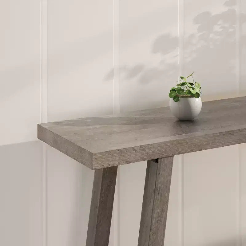 Consolle extra lunga per soggiorno - Tavolo da divano moderno marrone per ingresso - Elegante mobile rettangolare di design - Struttura robusta - 180 cm