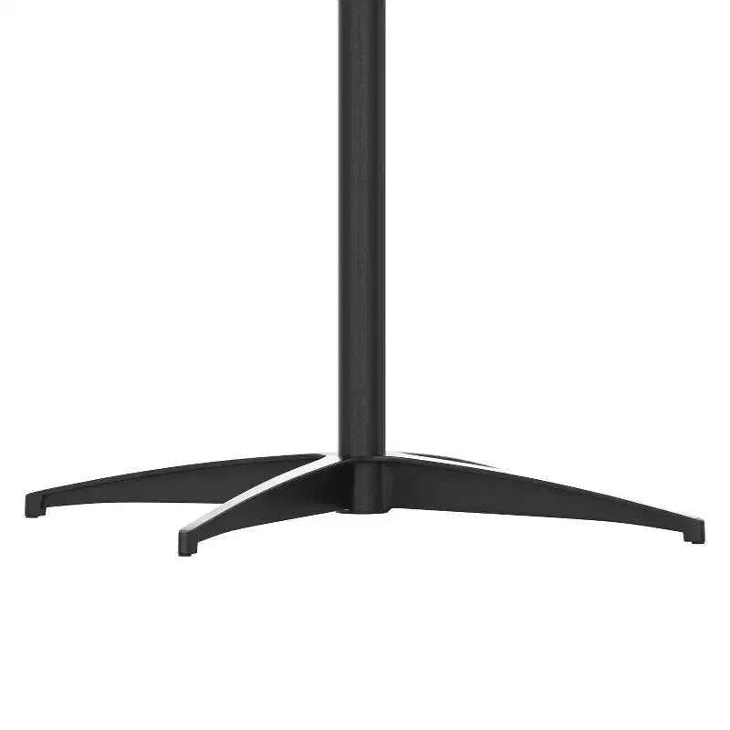 Tavolino da Cocktail Rotondo in Legno da 30" con Colonne da 30" e 42"