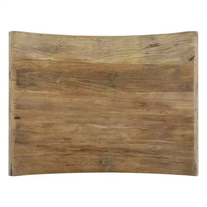 Sgabello d'accento in legno di olmo